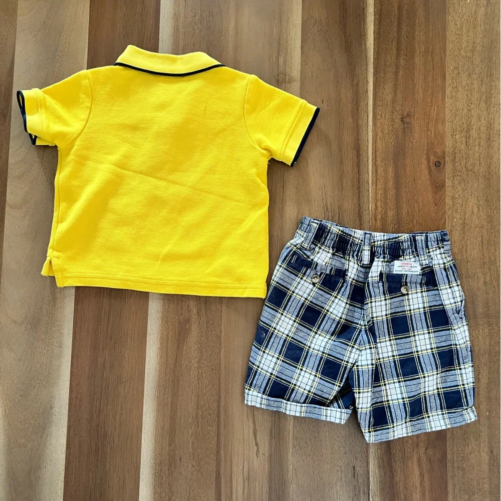 Janie and Jack Polo and Shorts Set